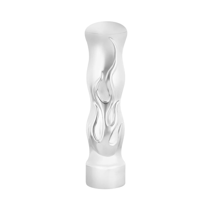 1/2" - 13 Thread On Flame Gearshift Knob - Chrome