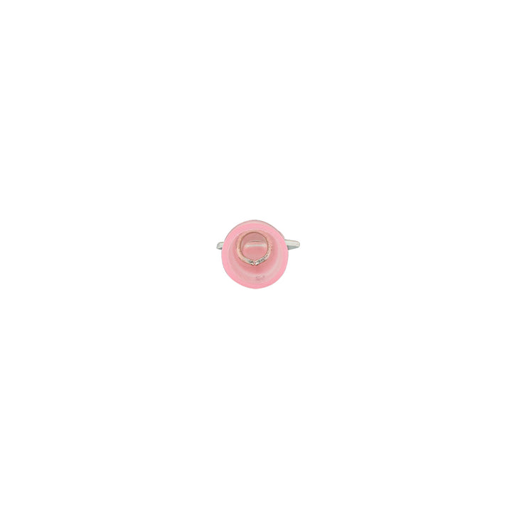 8 AWG 5/16" Stud CS Heat Shrink Ring Terminal - Pink (4-Pack)