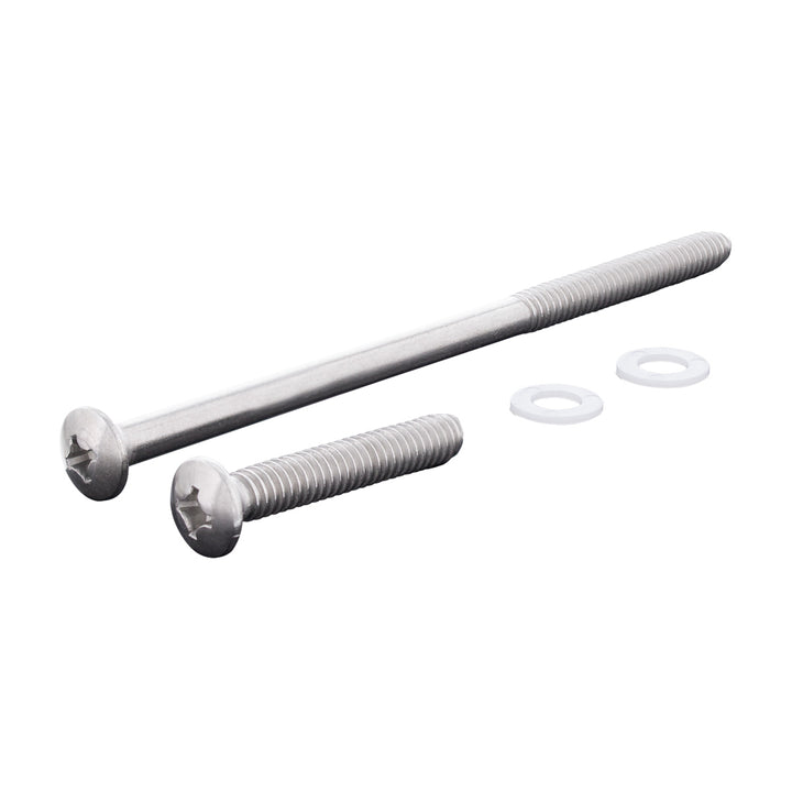 Stainless 1 Long &amp; 1 Short Bus Light Mounting Screws
