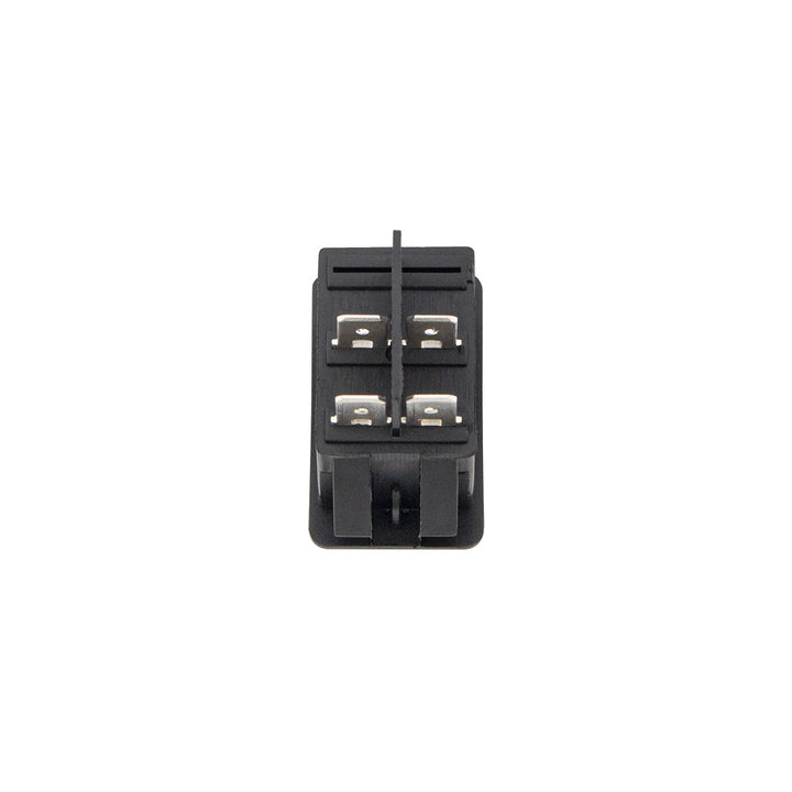 Black Rocker w/Red LED 16 Amp 12V S.P.S.T. On/Off 1 Pc.