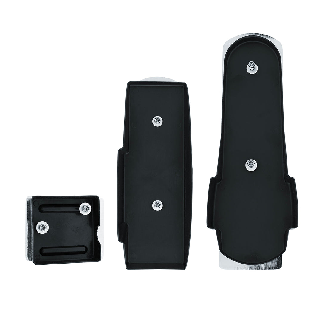 Billet Aluminum With Black Rubber Pedal Set For Kenworth