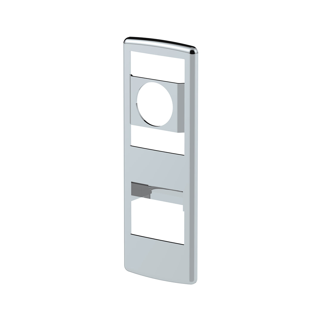 Chrome Door Switch Cover With Power Windows/Mirrors For 2018-2025 Freightliner Cascadia - Driver