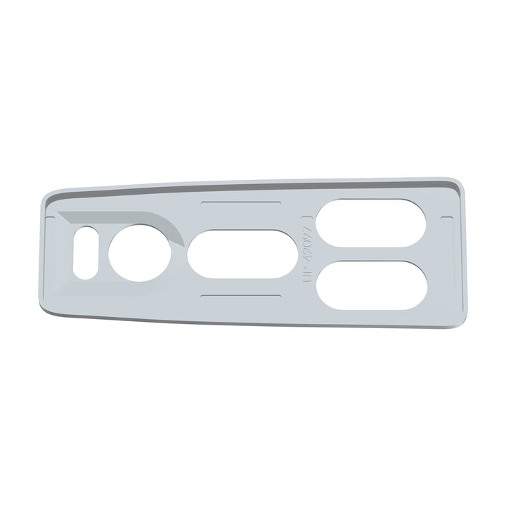 Chrome Window Switch Cover For 2008-2017 Freightliner Cascadia - Driver - 5 Openings