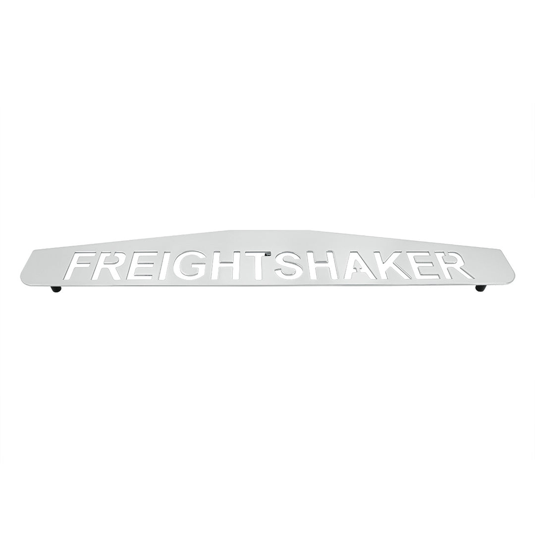 4" x 24" Chrome Freightshaker Bottom Mud Flap Plate - Welded Stud