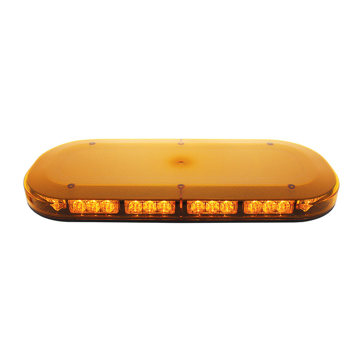 42 High Power LED Micro Warning Light Bar With Amber Lens - Magnet Mount