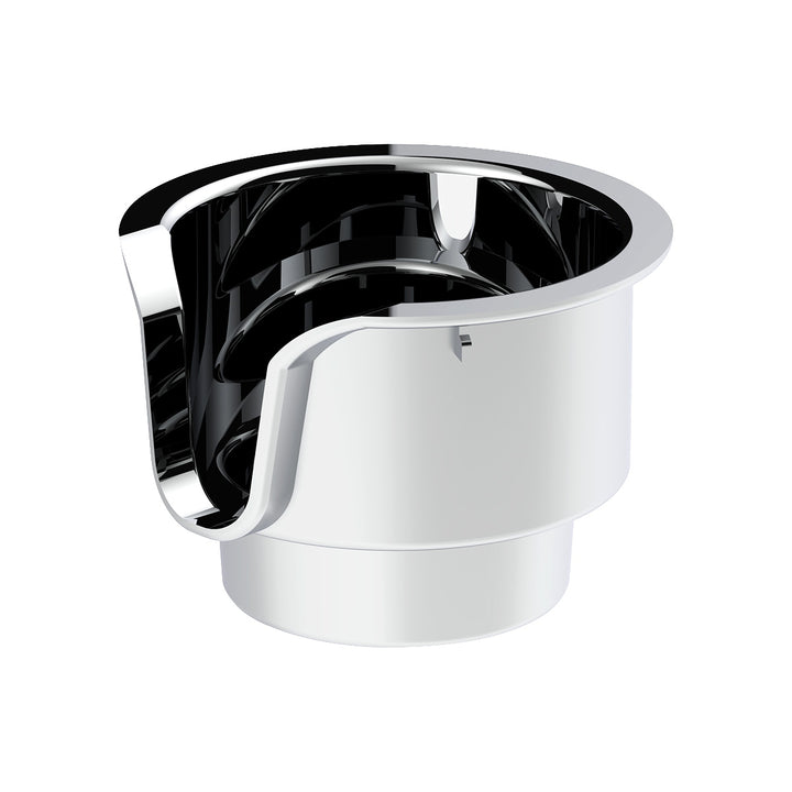 Chrome Cup Holder Insert For Kenworth W900/T800/T600 (2002-2008) &amp; Peterbilt 379/378 (2001-2005)