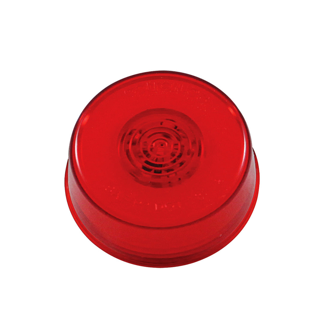 6 LED 2" Round GloLight (Clearance/Marker) - Red LED/Red Lens