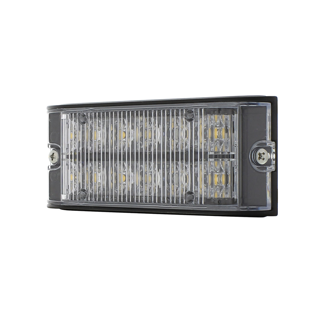 12 High Power LED Low Profile Warning Lighthead - White LED