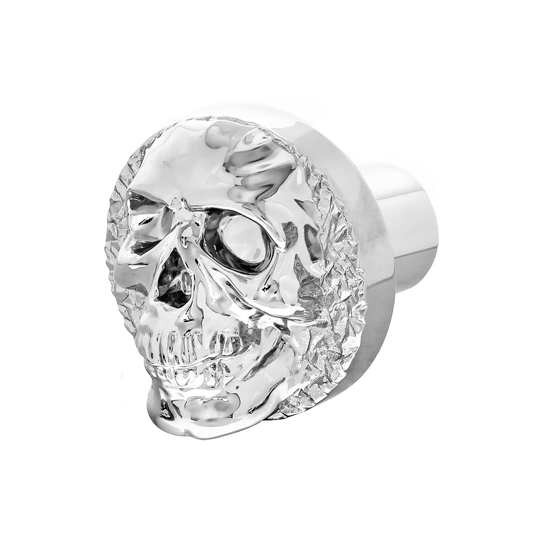 1/2"-13 Thread-On Skull Shift Knob - Chrome