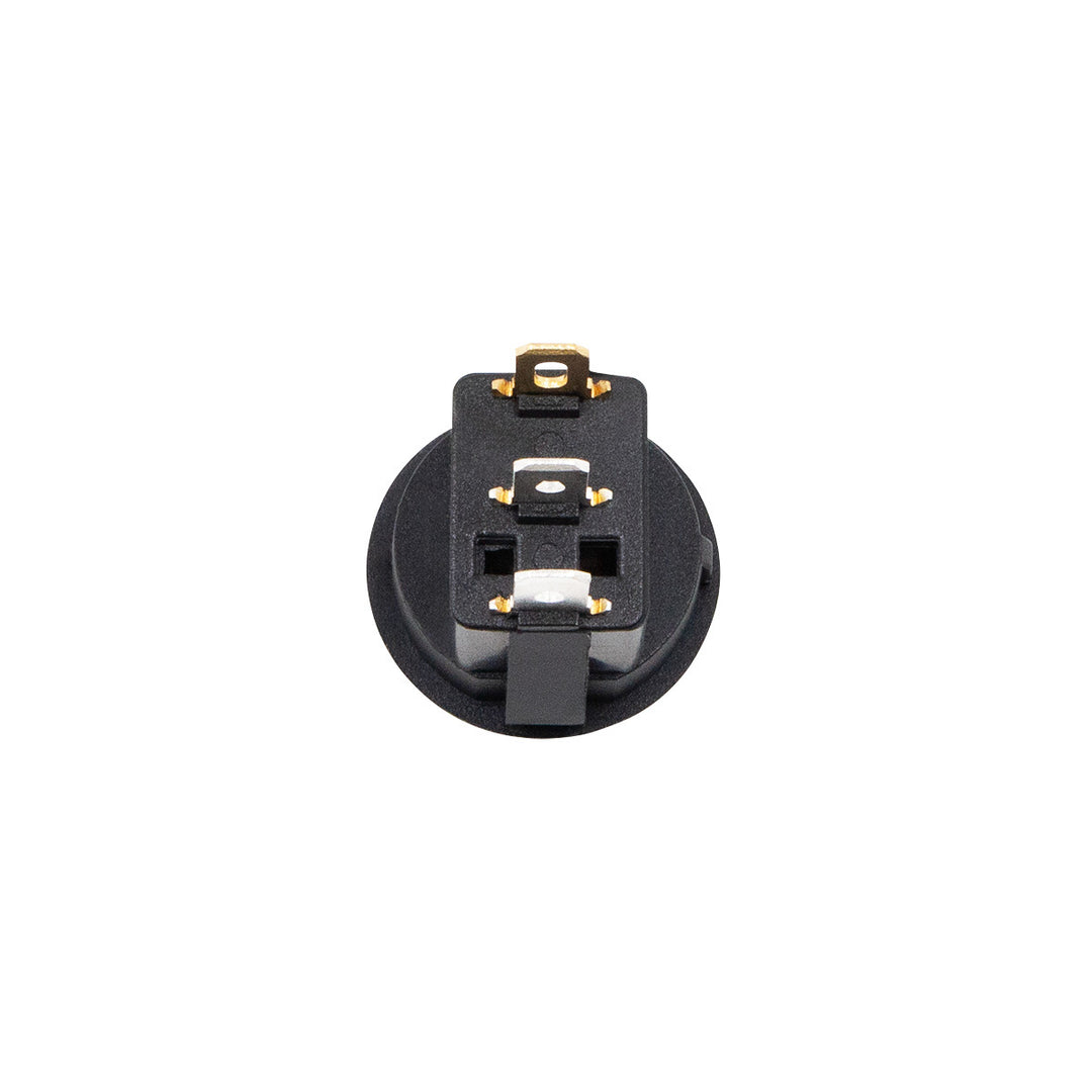 Red Illum Round Rocker 10 Amp 12V On/Off 1/2" Dia. 1 Pc.
