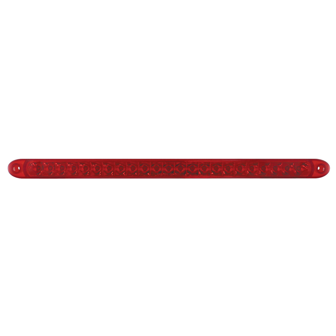 23 SMD LED 17-1/4" Reflector Light Bar Only (Stop, Turn &amp; Tail) - Red LED/Red Lens (Bulk)