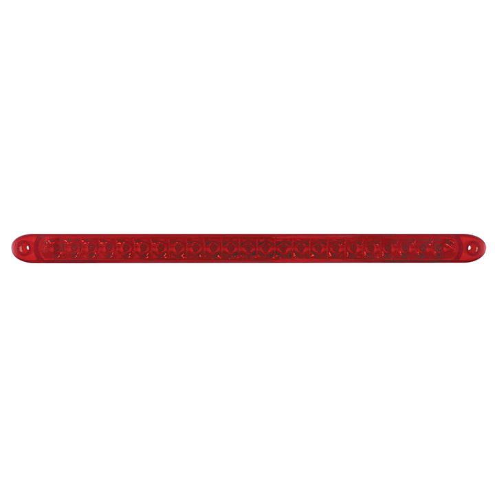 23 SMD LED 17-1/4" Reflector Light Bar Only (Stop, Turn &amp; Tail) - Red LED/Red Lens (Bulk)