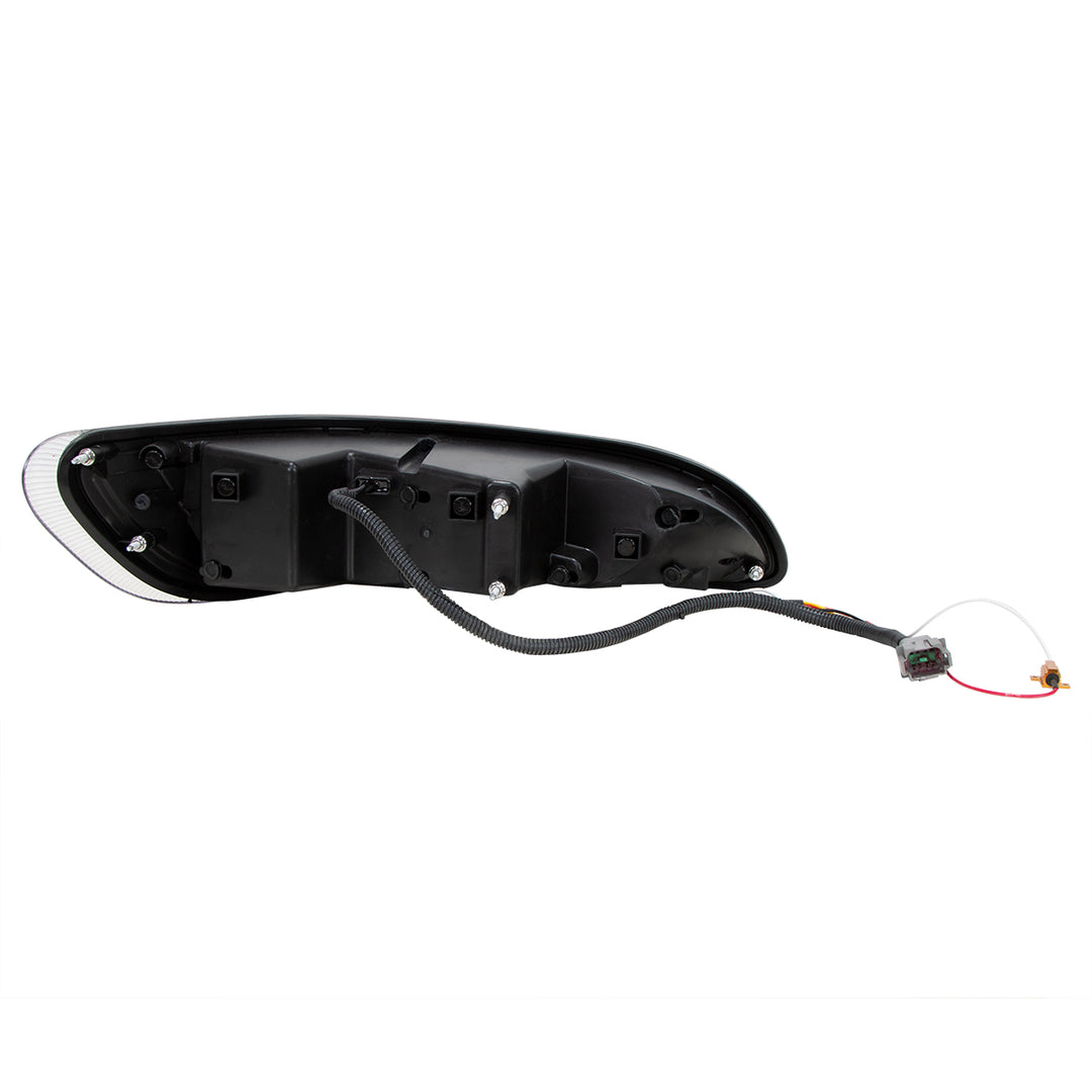 Chrome Quad - LED Headlight With LED DRL &amp; Seq. Signal For 2005-2015 Peterbilt 386 - Passenger