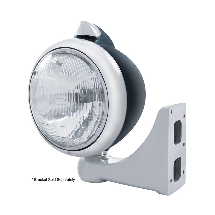 Black Guide 682-C Headlight H6024 &amp; Original Style LED Signal - Clear Lens