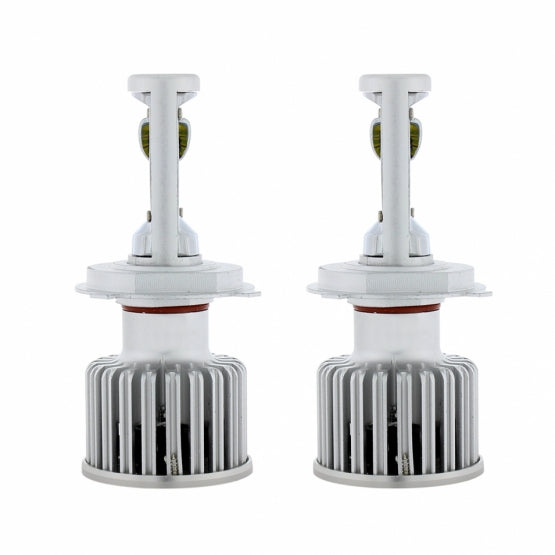 High Power H4 LED Bulb With Fan (Pair)
