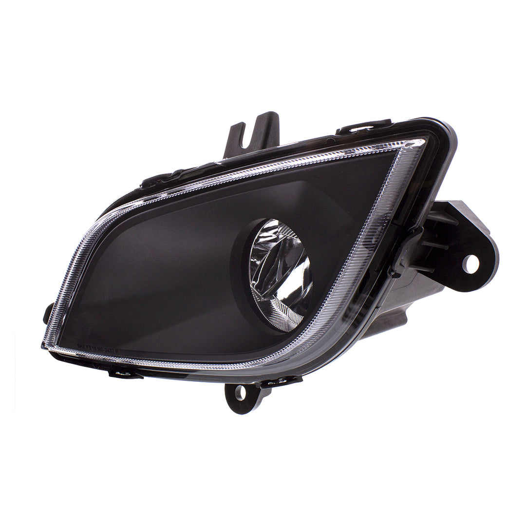 Black High Power LED Fog Light For 2018-2024 Freightliner Cascadia - Driver
