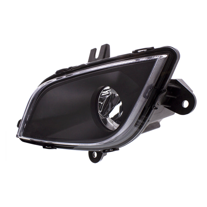 Black High Power LED Fog Light For 2018-2024 Freightliner Cascadia - Driver