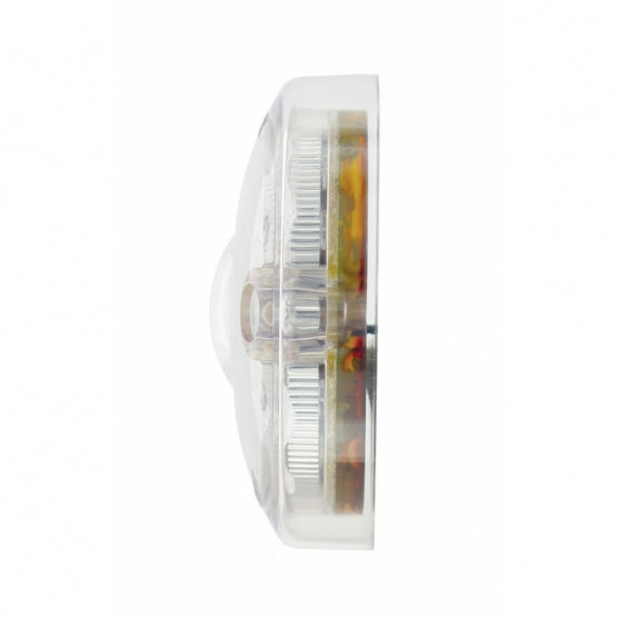 15 LED 3" Reflector Series 4 Light Only For Double Face Light Housing - Red LED/Clear Lens (Bulk)