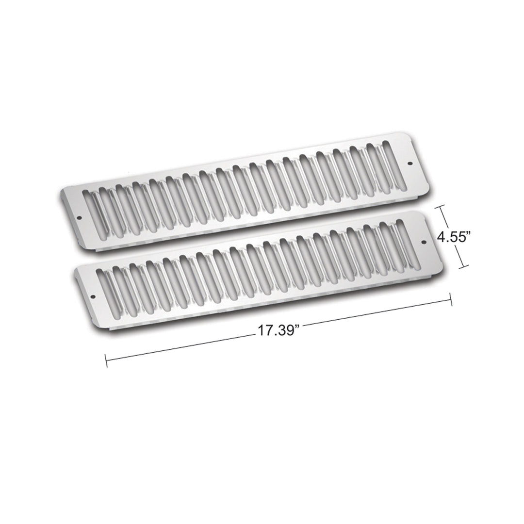 Stainless Hood Air Intake Trim For 1988+ Mack CH