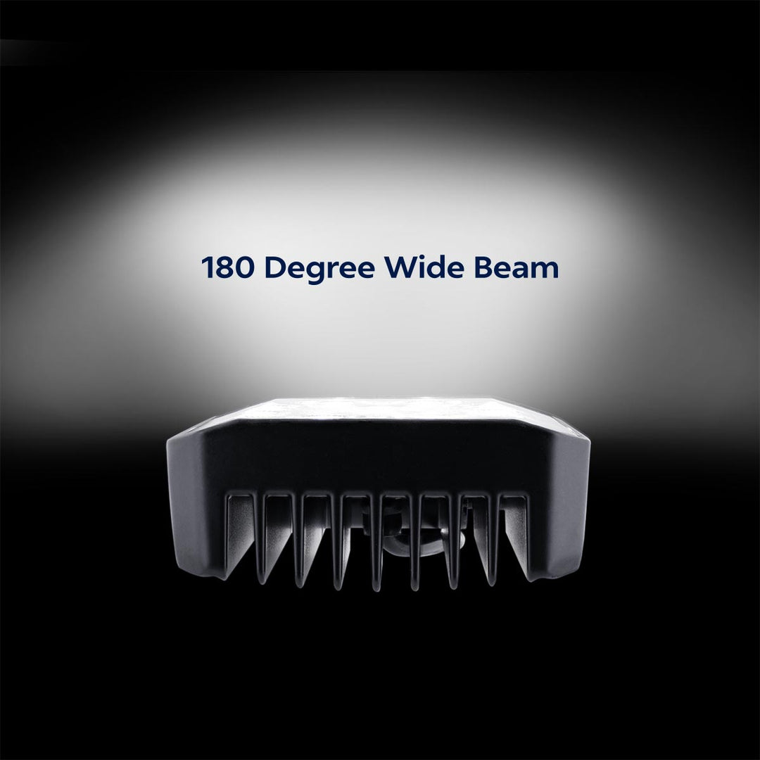 9 LED High Power 3-7/8" Square Work Light - Flood