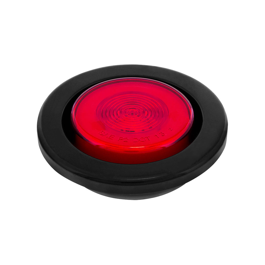 9 LED 2-1/2" Round GloLight Kit (Clearance/Marker) - Red LED/Red Lens