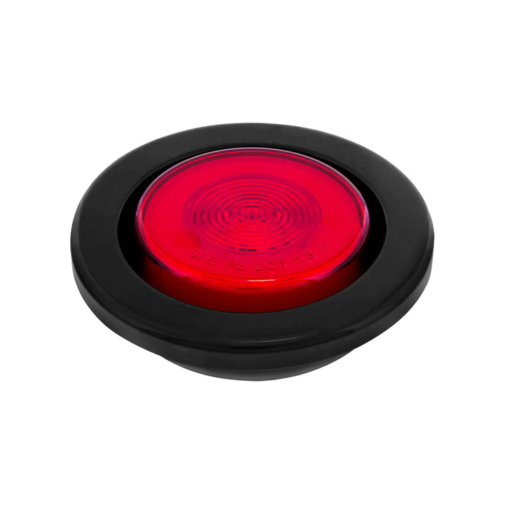 9 LED 2-1/2" Round GloLight Kit (Clearance/Marker) - Red LED/Red Lens