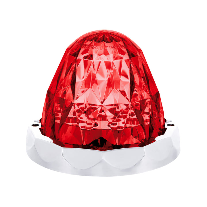 19 LED Dual Function Crystal Watermelon Light Kit With Bezel - Red LED/Red Lens