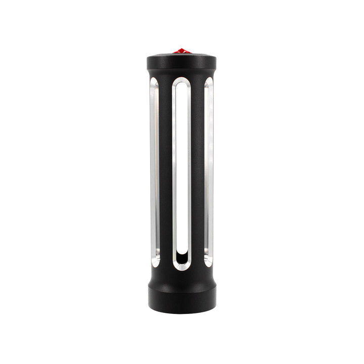 M30 x 3.5 Thread-On Sonoma Style Gearshift Knob - Red Crystal/Matte Black