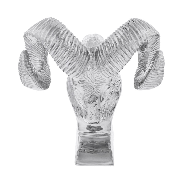 Die-Cast Bighorn Hood Ornament - Chrome