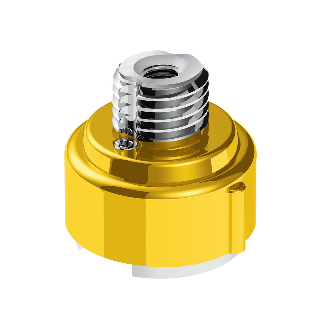 M30 x 3.5 Thread-On Gearshift Adapter W/LED Mount For Eaton - Fuller 9/10 Speed - Electric Yellow