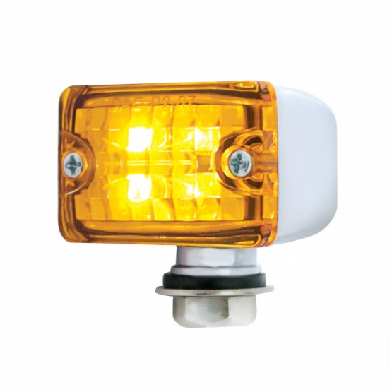 4 LED Small Rod Light - Amber LED/Amber Lens