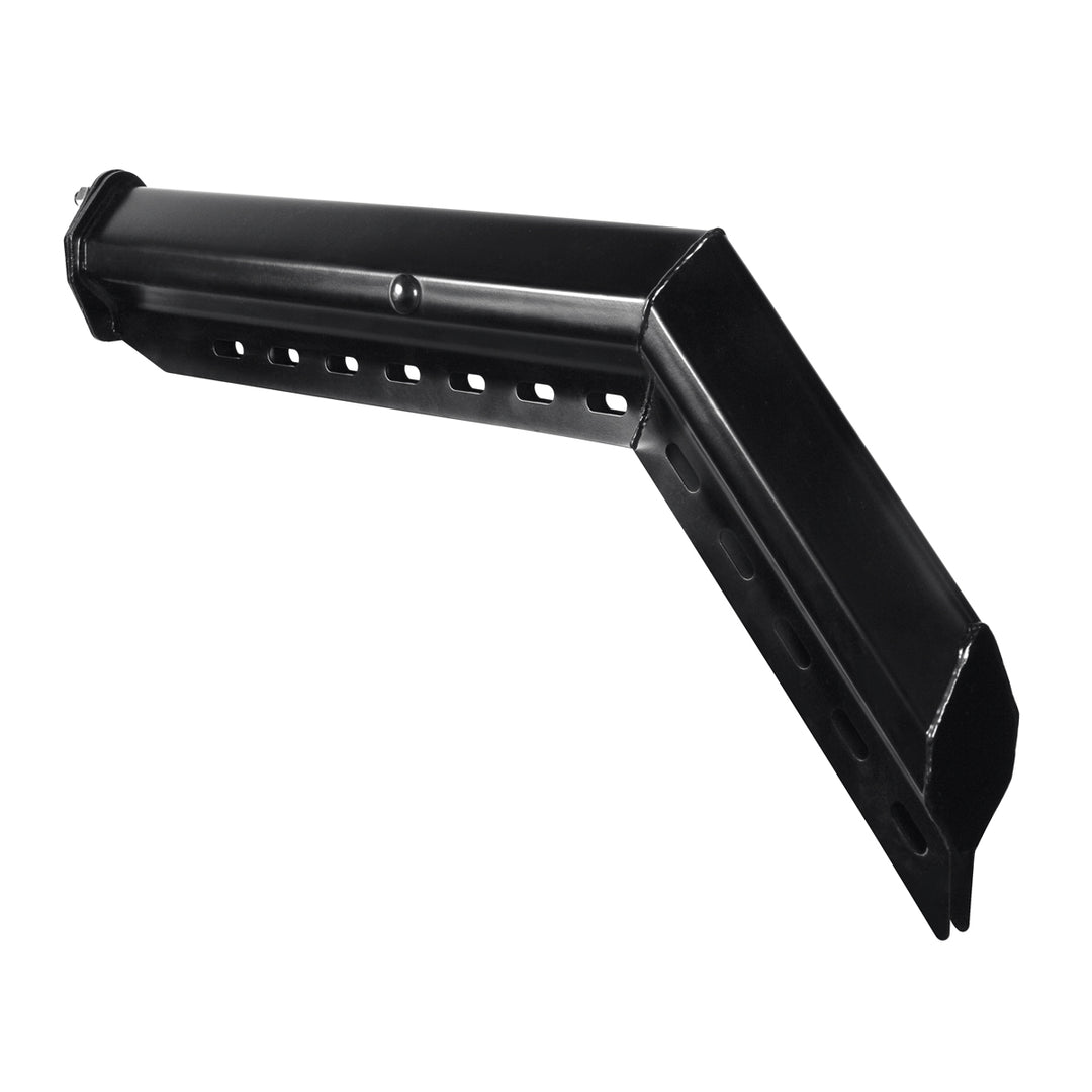30" Black 45 - Degree Angled Heavy Duty Mud Flap Hangers - 2-1/2" Bolt Pattern (Pair)