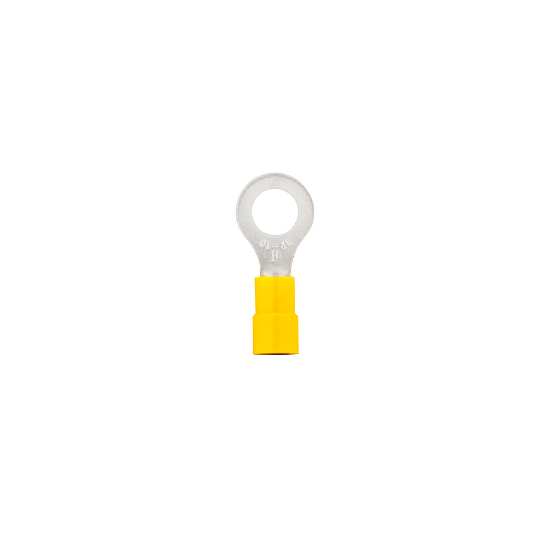12-10 AWG 5/16" Stud Vinyl Ring Terminal (12-Pack)