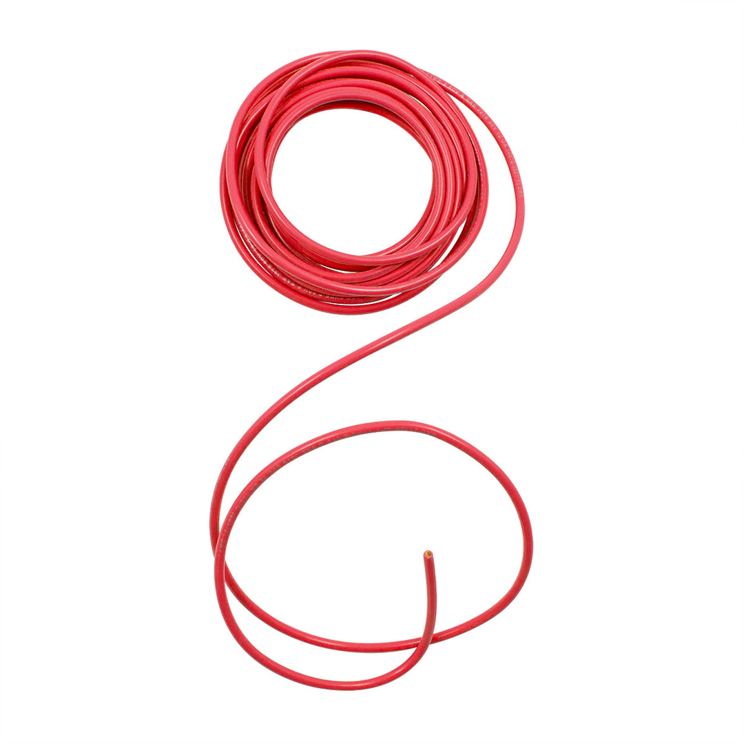 Primary Wire - Rated 80°C 12 AWG, Red 12 Ft.