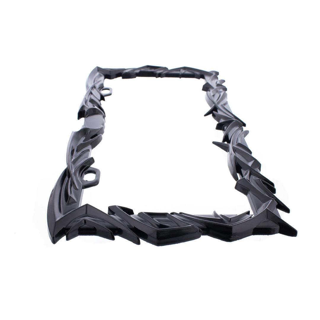 Tribal Flame License Plate Frame - Black