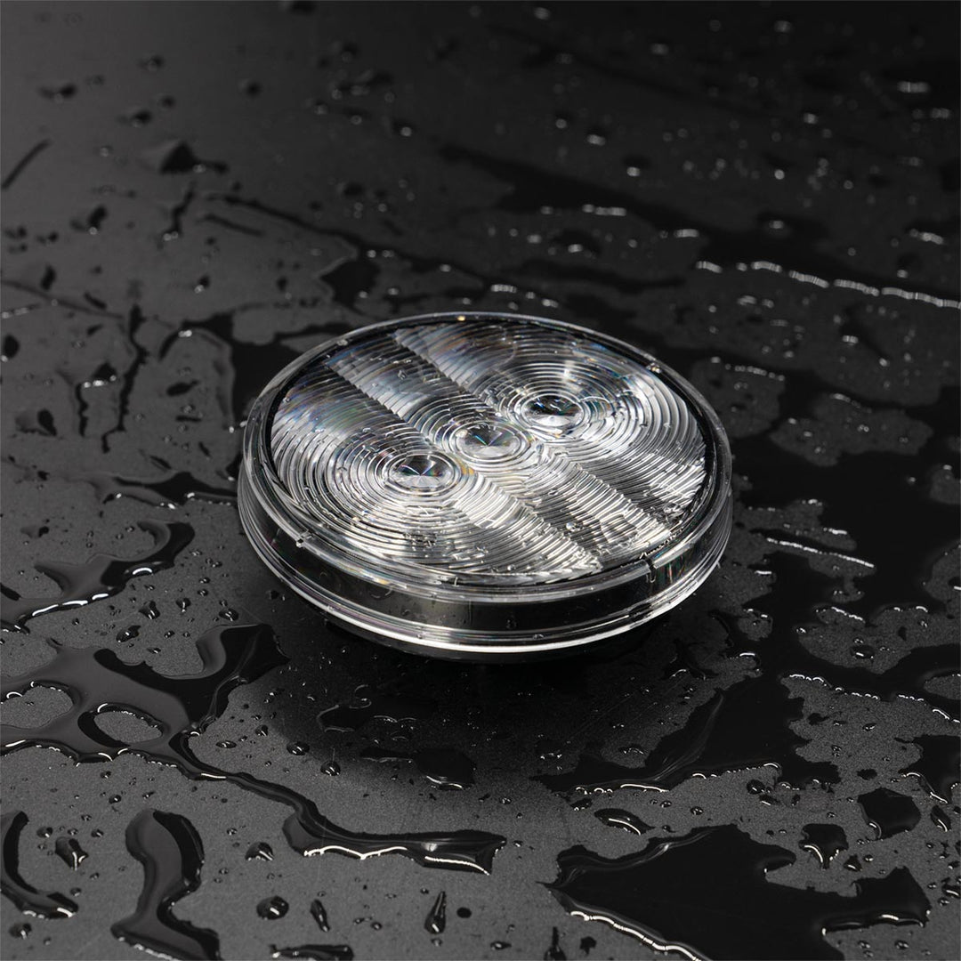 6 LED 4" Round Light (Back-Up) - White LED/Clear Lens