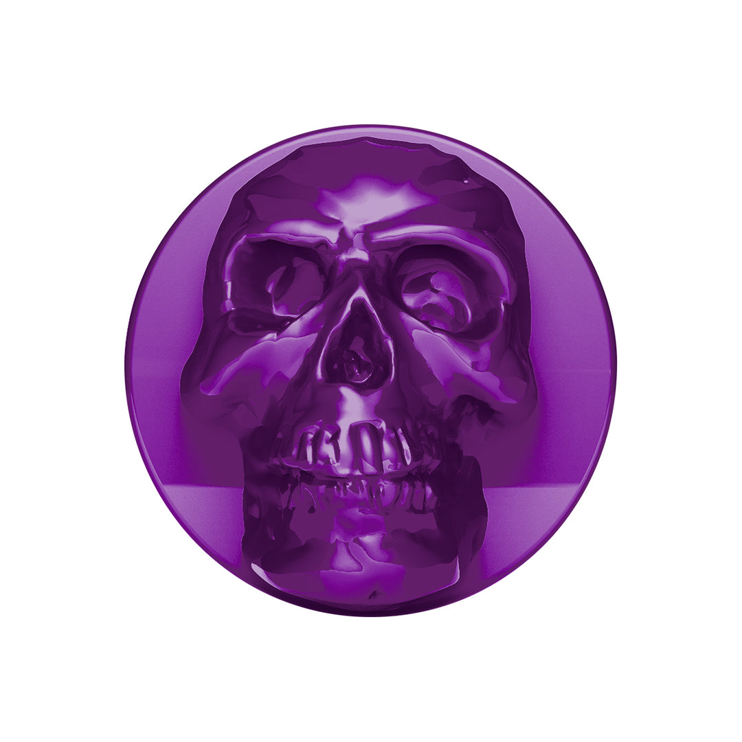 Skull Air Valve Knob - Candy Purple