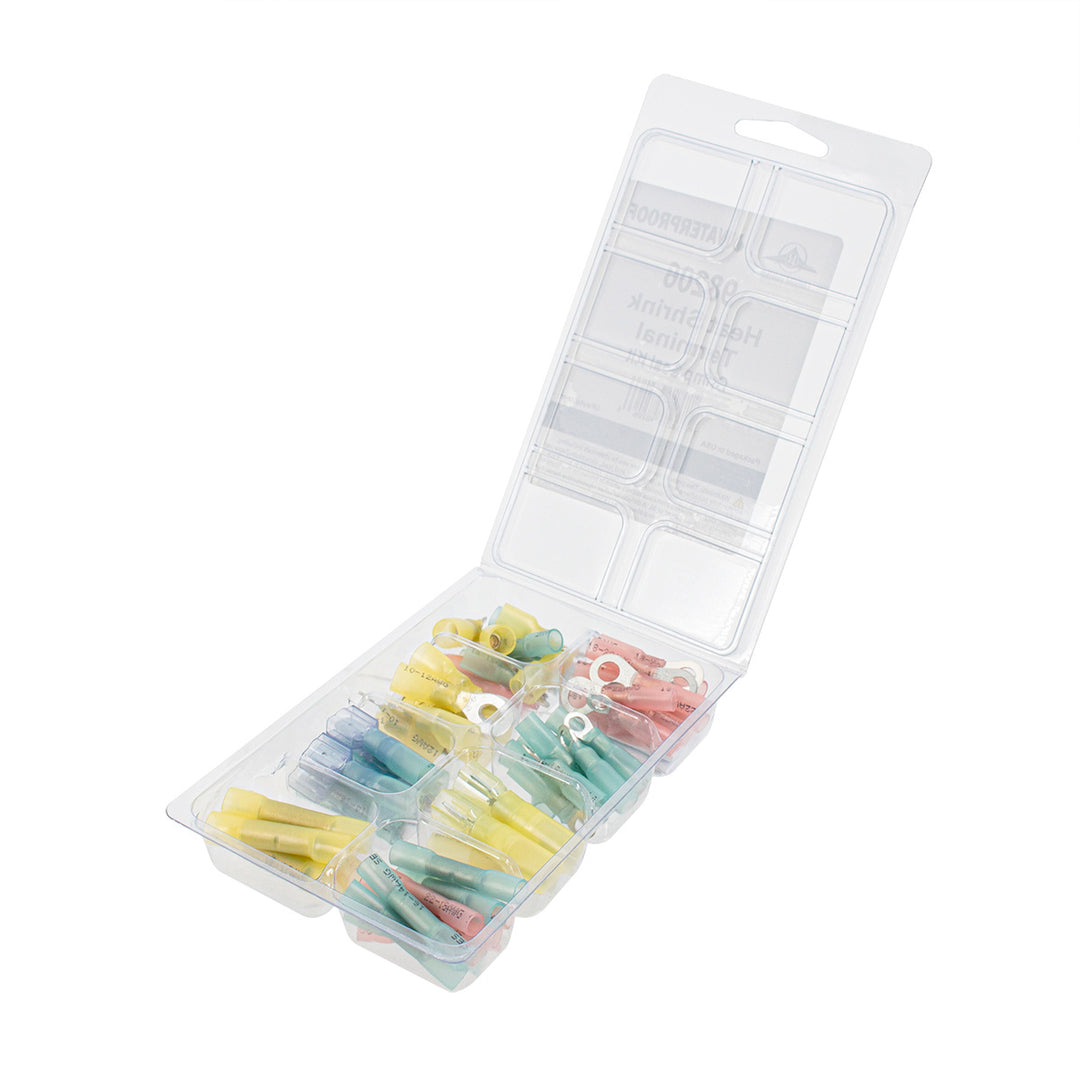 Crimp Seal Heat Shrink Terminal Kit (75-Pack)