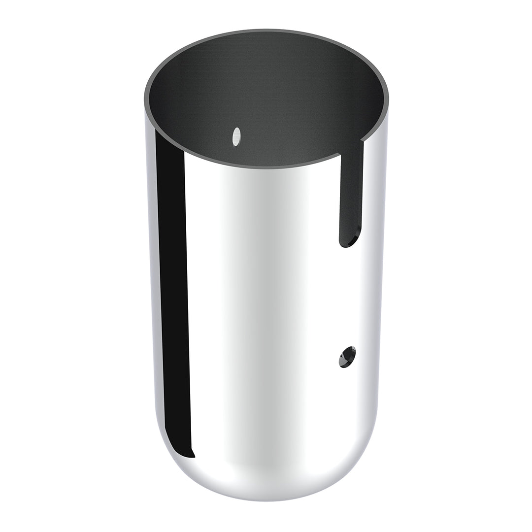 Steel Lower Gearshift Knob Cover - Chrome