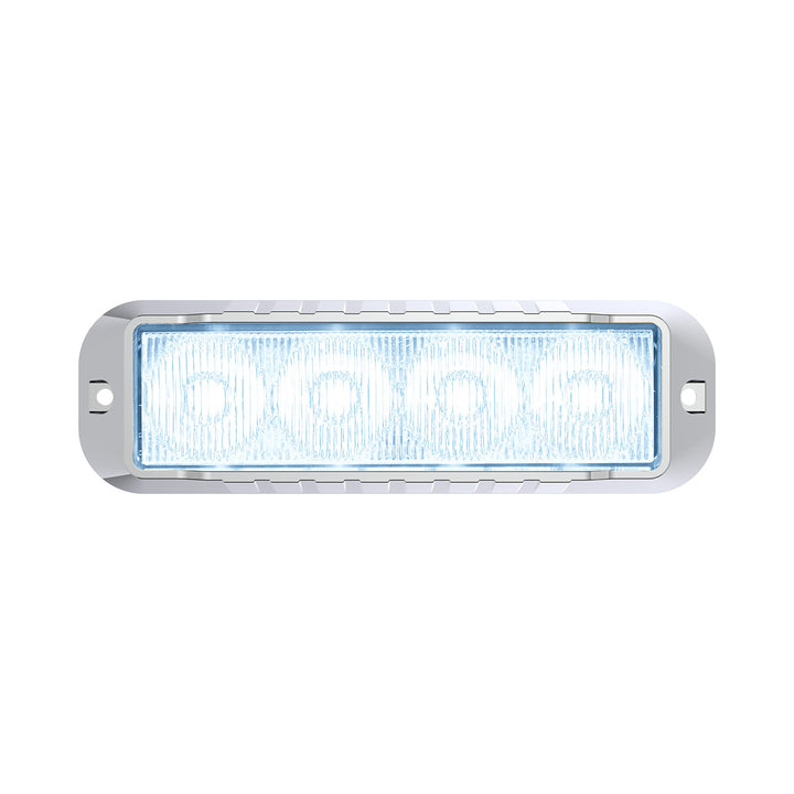 4 LED Warning Light - White LED