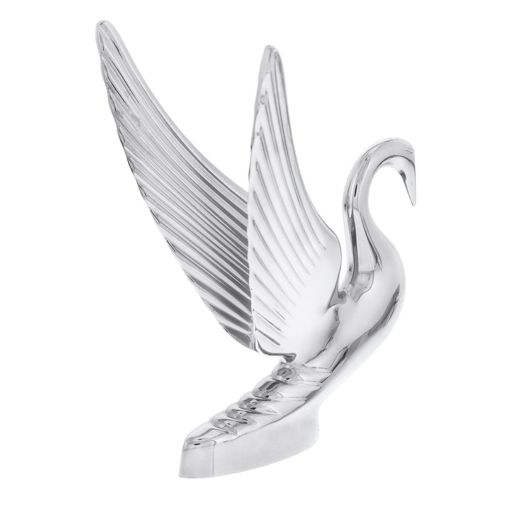 Die-Cast Swan Hood Ornament - Chrome