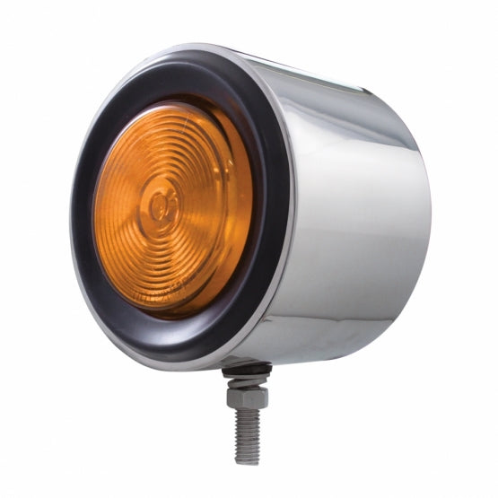 Stainless 4" Double Face Light With 4" Lights &amp; Grommets