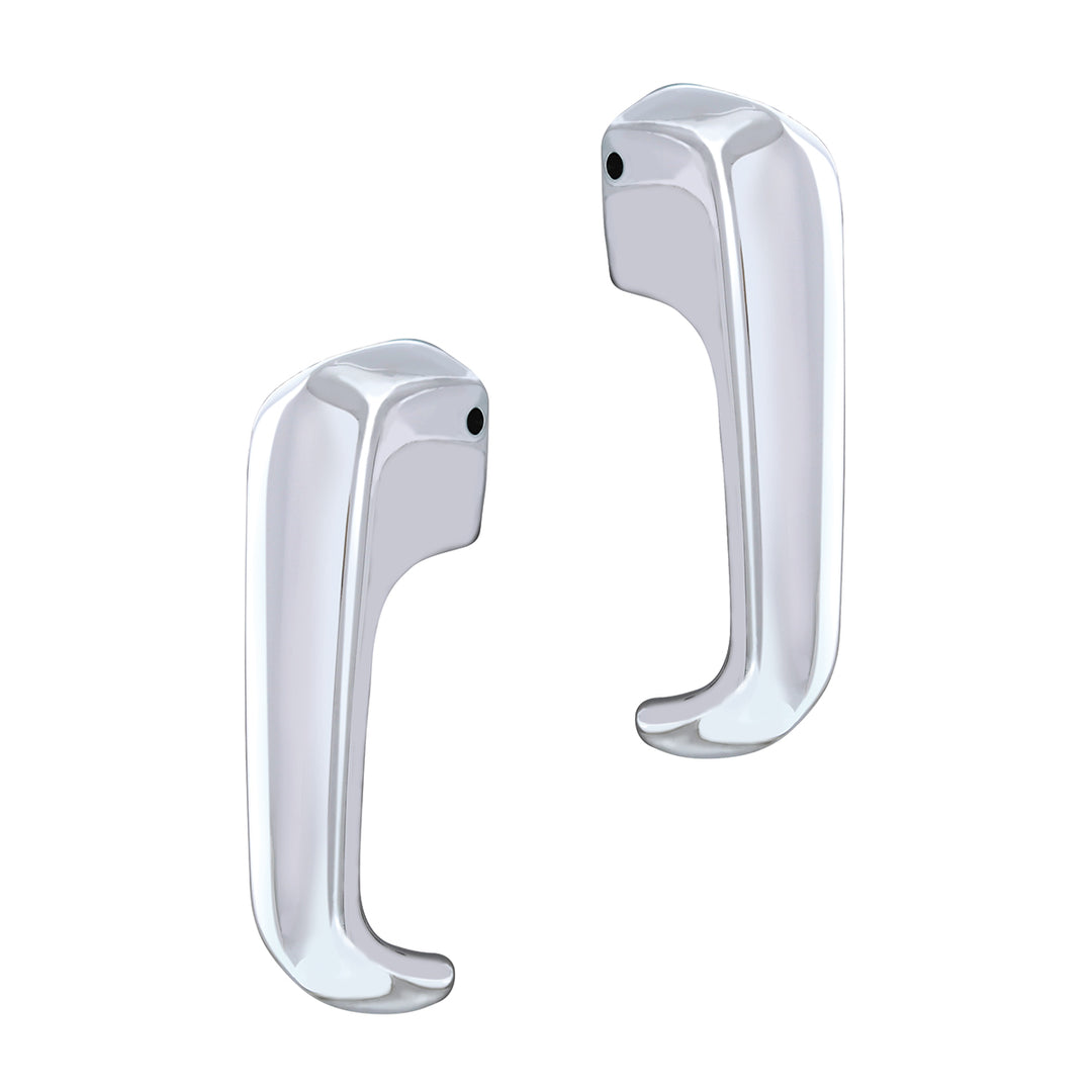 Chrome Vent Window Handles For Ford Mustang (1968) &amp; Bronco (1968-1977)(Pair)