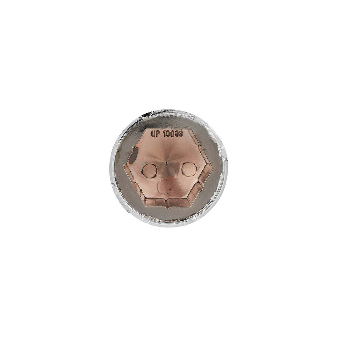 30mm X 1-7/8" Chrome Plastic Pointed Nut Cover - Push-On