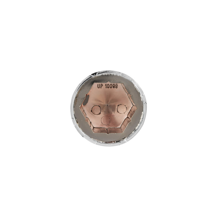 30mm X 1-7/8" Chrome Plastic Pointed Nut Cover - Push-On