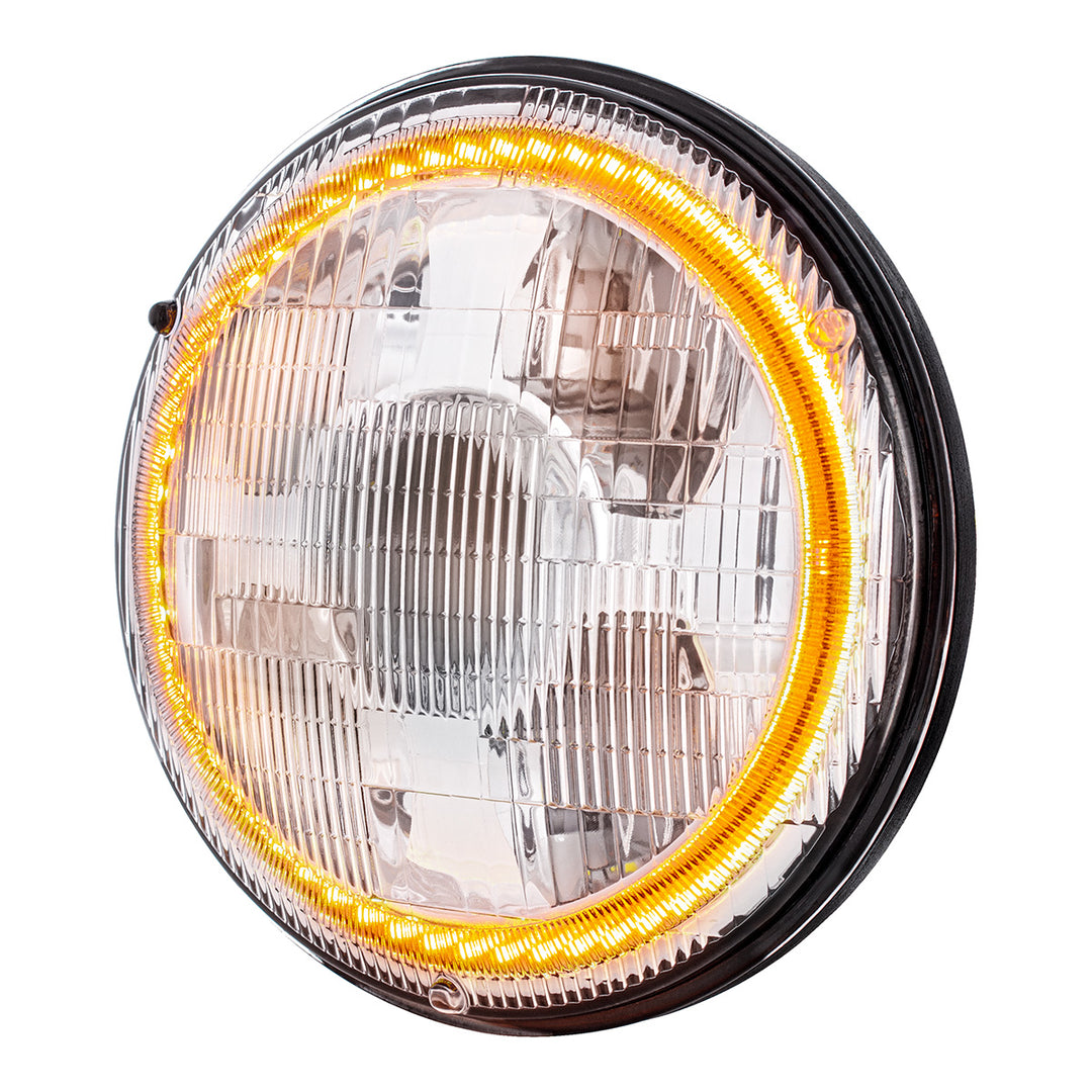 ULTRALIT - High Power LED 7" Projection Light With Dual Color LED Halo &amp; Classic Style Lens