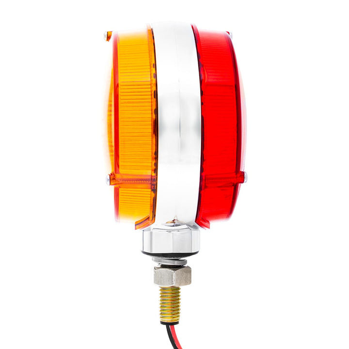 42 LED Reflector Double Face Competition Series Turn Signal Light - Amber &amp; Red LED/Lens