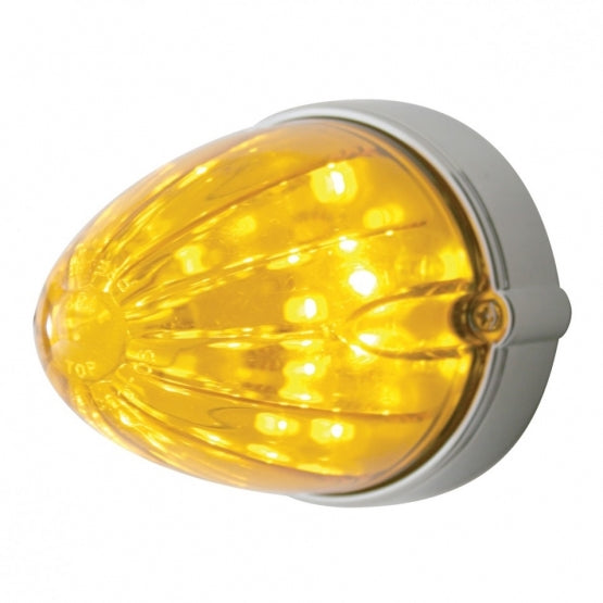 19 LED Watermelon Grakon 1000 Flush Mount Kit - Amber LED/Amber Lens