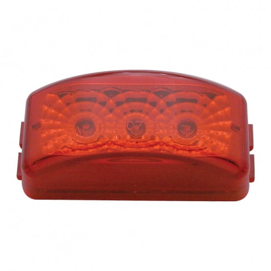 3 LED Reflector Light (Clearance/Marker) - Red LED/Red Lens