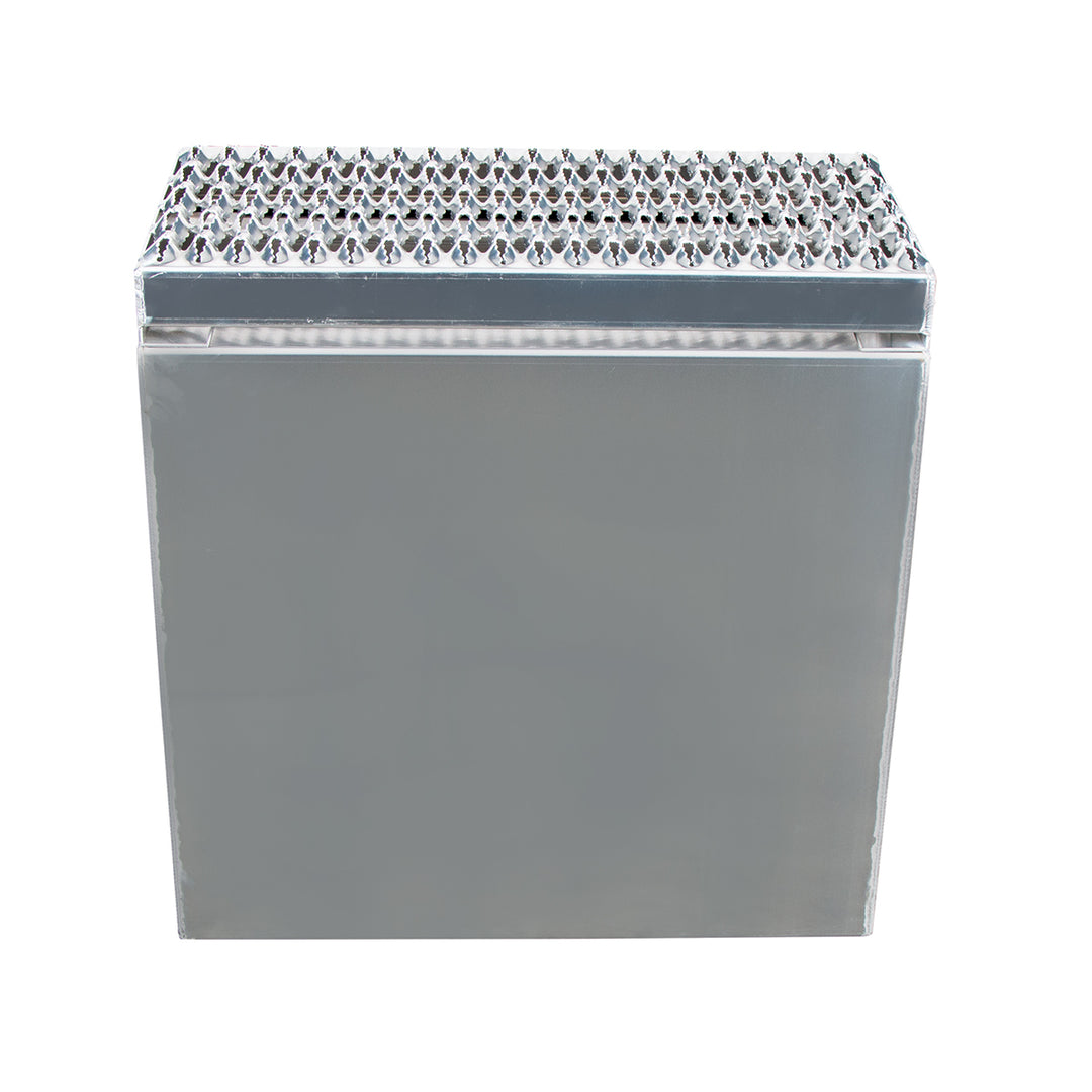 24"L X 25"W X 28"H Aluminum Step Saddle Box